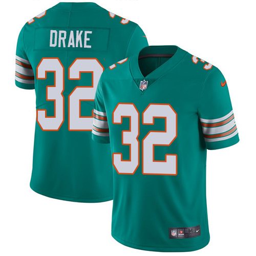Nike Men & Women & Youth Dolphins 32 Kenyan Drake Aqua Throwback NFL Vapor Untouchable Limited Jersey,We sell and wholesale Nike Men & Women & Youth Dolphins 32 Kenyan Drake Aqua Throwback NFL Vapor Untouchable Limited Jersey on line form chian!